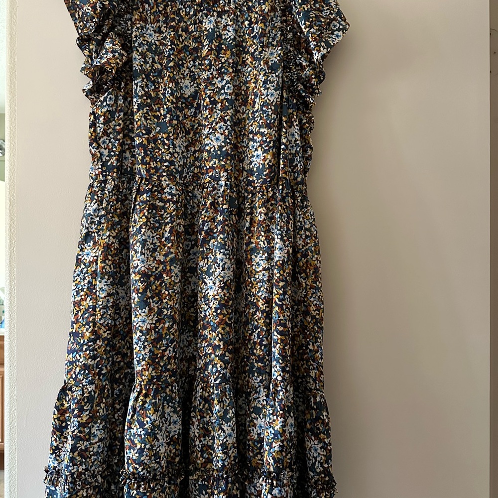 Socialite Multicolor Floral Kids Dress